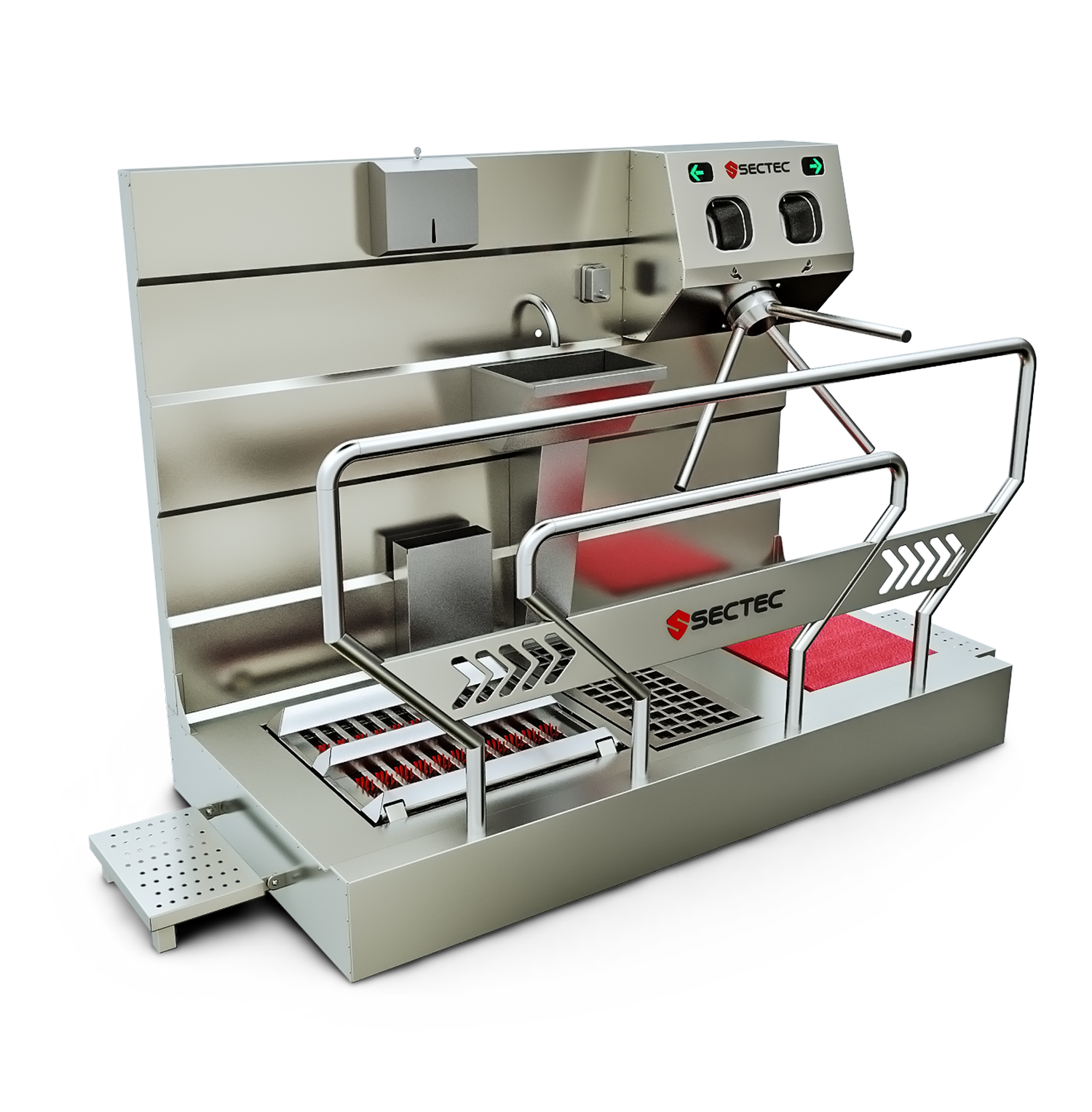  Hijyen Bariyeri AISI 304 - Yatay Fırçalı